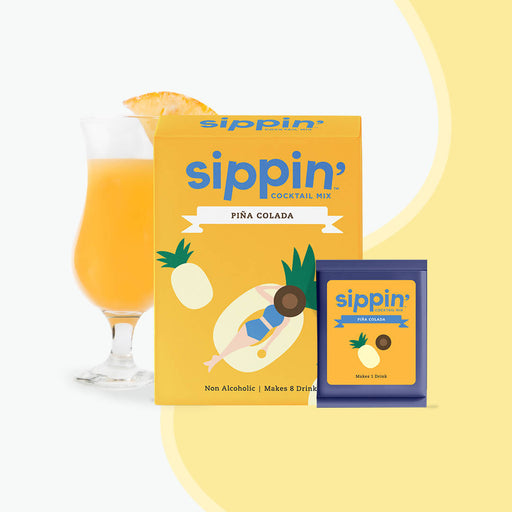 Sippin' Piña Colada Cocktail Mix- 8 Drink Pack - Local Option