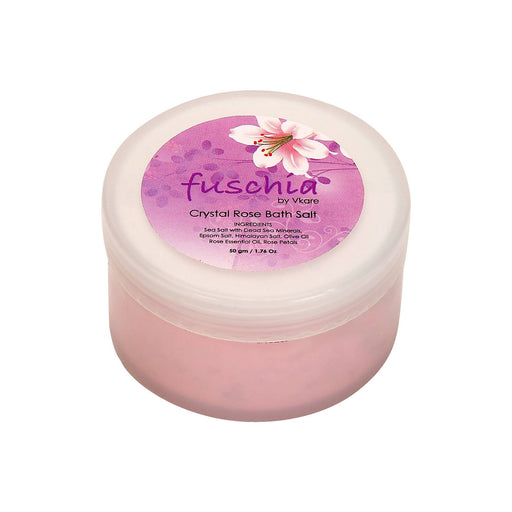 Fuschia - Crystal Rose Bath salt - 50 gms - Local Option