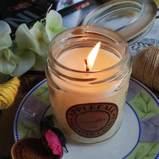 Applefall Vanilla Scented Candle - Local Option