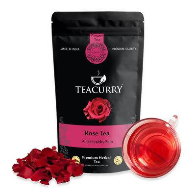 Rose rose petal tea  helps in digestion, skin health, immunity, relaxation