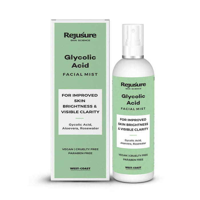 Rejusure Glycolic Acid Face mist â€“ For Improved Skin Brightness & Visible Clarity â€“ 100ml