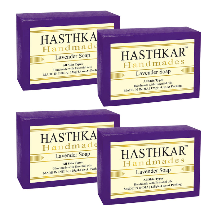 Hasthkar Handmades Glycerine Lavender Soap-125gm