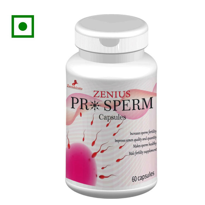 Zenius Pro Sperm Capsules for sperm count increase medicine | 60 Capsules