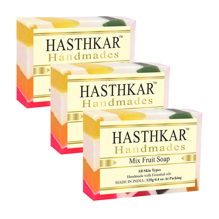 Hasthkar Handmades Glycerine Mix Fruit Soap-125gm