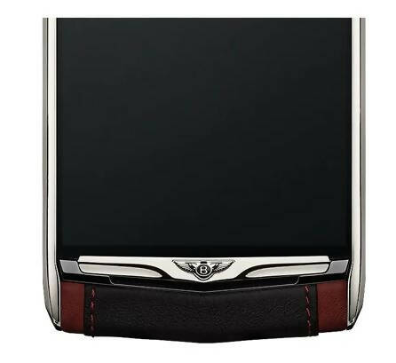 VERTU Signature Touch Bentley Silver Leather Luxury Smartphone
