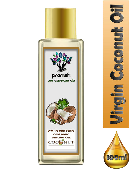 Pramsh 100% Certified Organic Coconut (Nariyal) Oil 100ml - Local Option