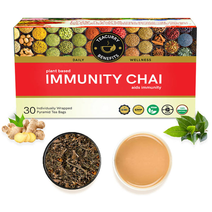 Immunity Booster Chai - Helps in Anti-Inflammation, Immunity, Cold, Flu
