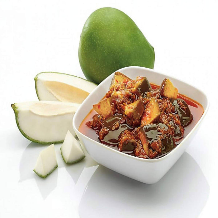 Simply Naturos Seedless Dry Mango pickle & Raw Mango with seed & oil Combo Pack.