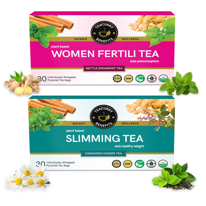 Fertility Support Slimming Tea for Women with Diet Chart