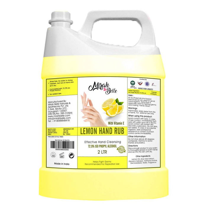 Mirah Belle-Lemon Sanitizer Liquid - Local Option