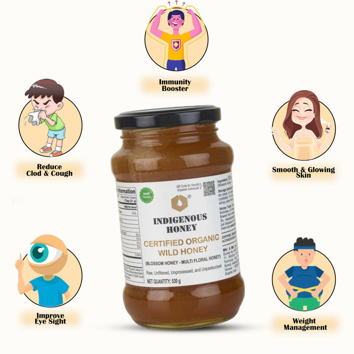 INDIGENOUS HONEY certified organic wild honey