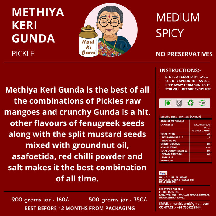 METHIYA KERI GUNDA - Local Option