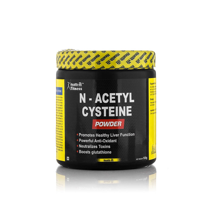 Healthvit Fitness N-Acetyl Cysteine Powder | 100GMS - Local Option