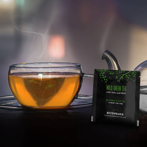 Wild Green Tea with Tulsi and Mint (Tea Pyramids) - Local Option