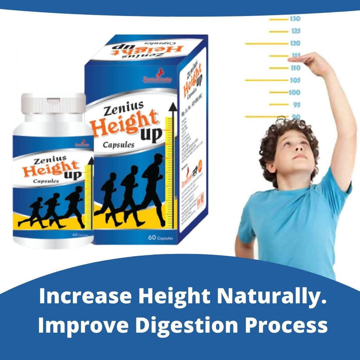 Zenius Height Up Capsule | Helps to Height Increase & Height Growth Supplement | 100% ayurvedic 60 Capsule