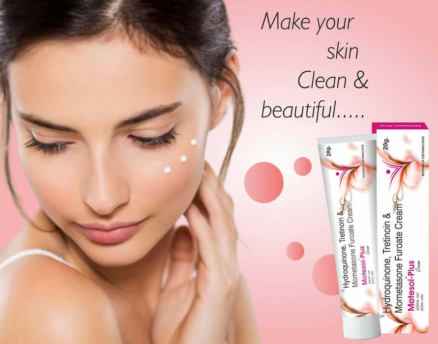Tantraxx Motesol Plus Face Brightening Cream for Women (Pack of 3)60 gm