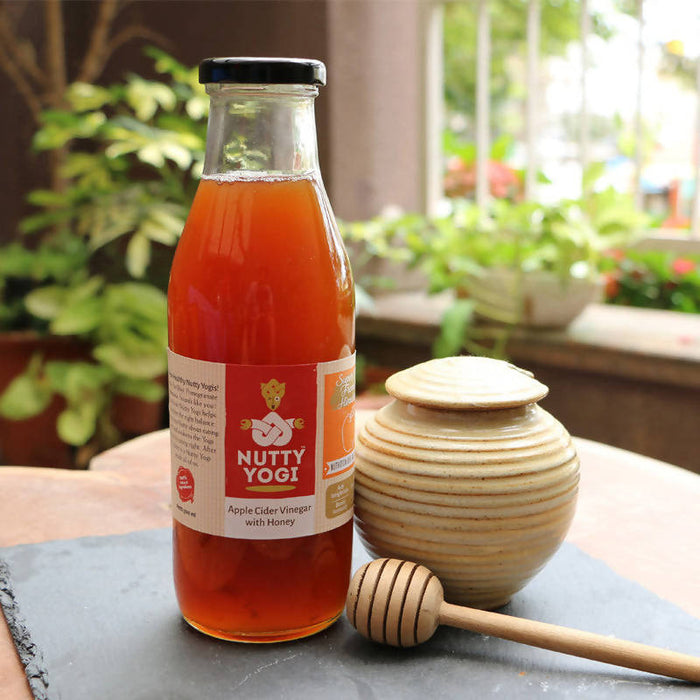 Nutty Yogi Apple Cider Vinegar with Honey (with Mother)