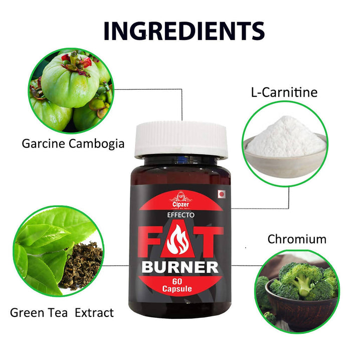 CIPZER Fat Burner Capsule | Helps To Burn Fat And Weight Loss -60 Capsules (Pack of 1)