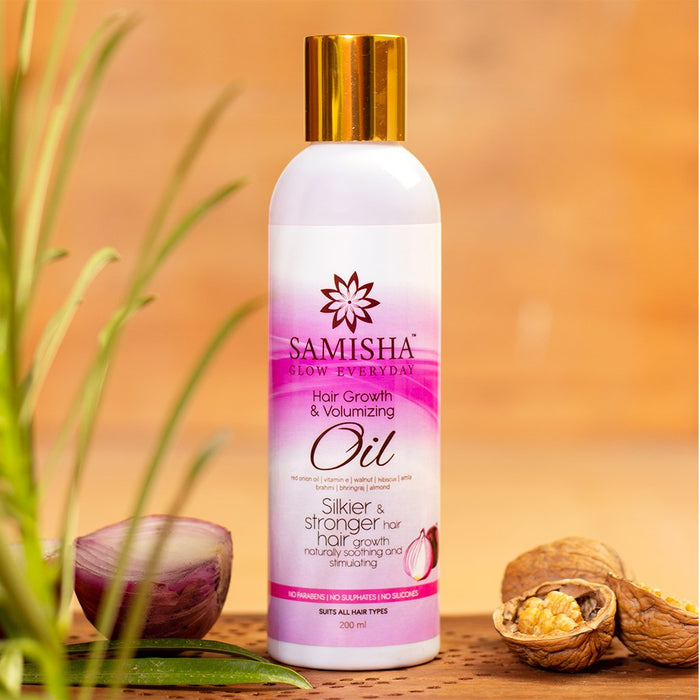 Onion Hair Oil Controls Hair Fall, Hair Growth - No Mineral Oil, Silicones & Synthetic Fragrance - 200 ml - Local Option