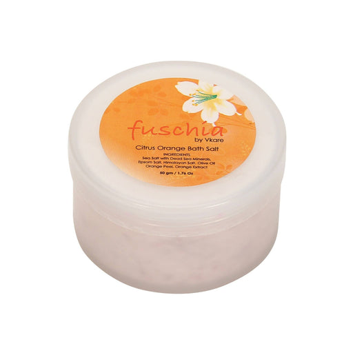 Fuschia - Citrus Orange Bath salt - 50 gms - Local Option
