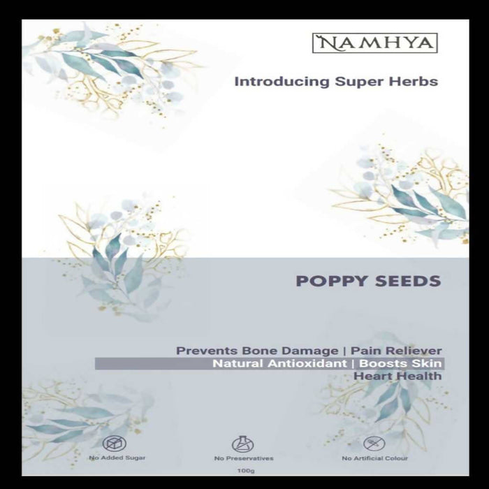 Namhya Natural Almond Drink Powder (100g) with Poppy Seeds, Melon Seeds and Pistachios