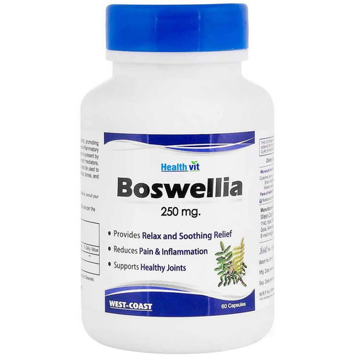 Healthvit Boswellia Superfood Powder 250 mg 60 Capsules For Healthy Joints - Local Option