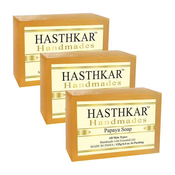 Hasthkar Handmades Glycerine Papaya Soap-125gm