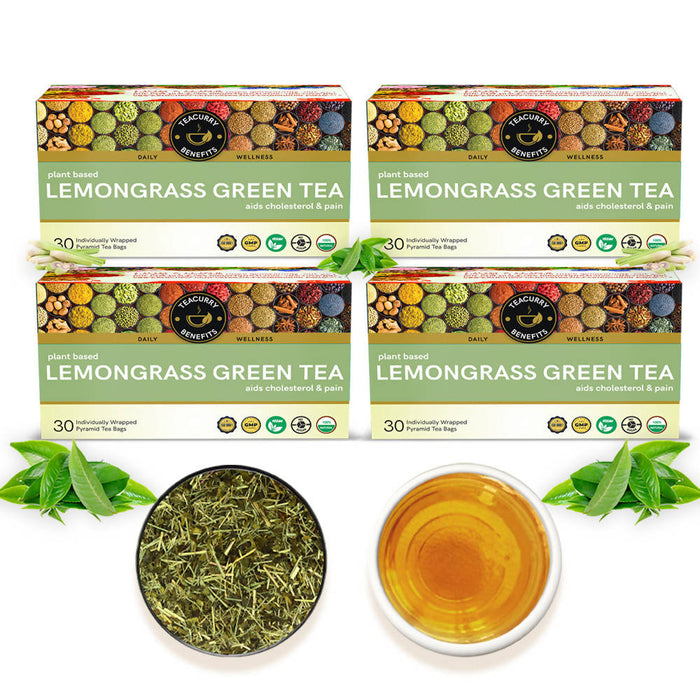 Lemongrass Green Tea - Helps with Blood Pressure, Weight, PMS, Digestion