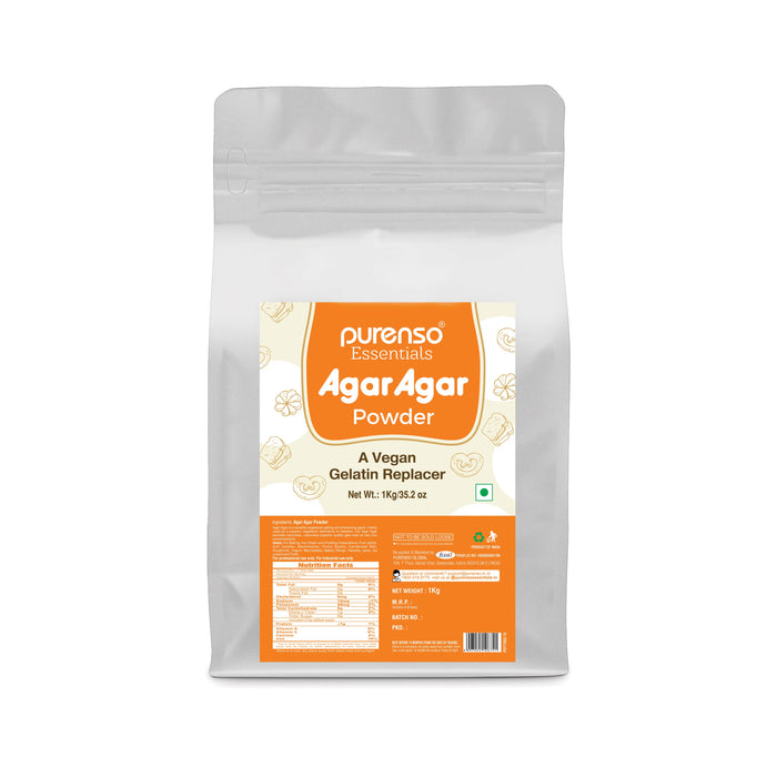 PurensoÂ® Essentials - Agar Agar Powder [Vegetarian Gelatin Powder] - Local Option