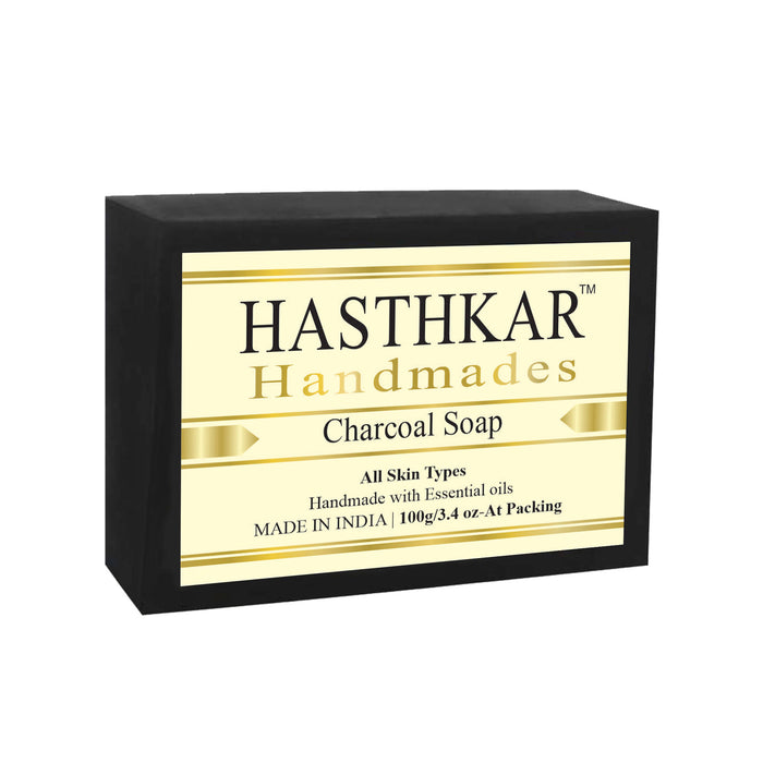 Hasthkar Handmades Glycerine Charcoal Soap-100gm