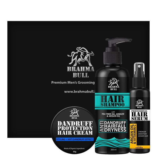 Brahma Bull Anti Dandruff & Anti Hairfall Set - Local Option