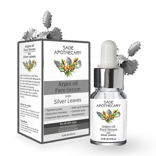 Argan Face Oil with Silver Leaves - Local Option