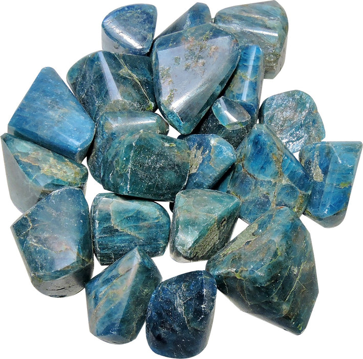 SATYAMANI Natural Energised Apatite Tumble Stone (Set of 2pc.)