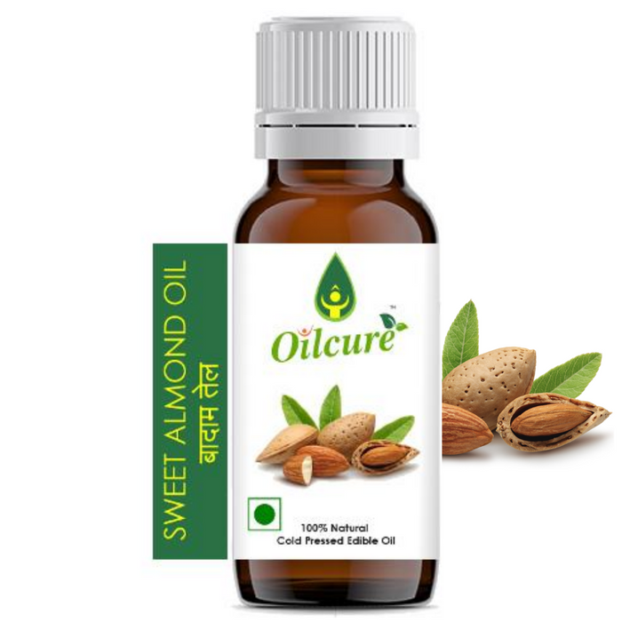 Oilcure Sweet Almond Oil Cold Pressed - 100 ml