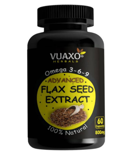 vuaxo Advanced Flaxseed Extract Omega 3 6 9 Fatty Acid Capsule 60 no.s - Local Option