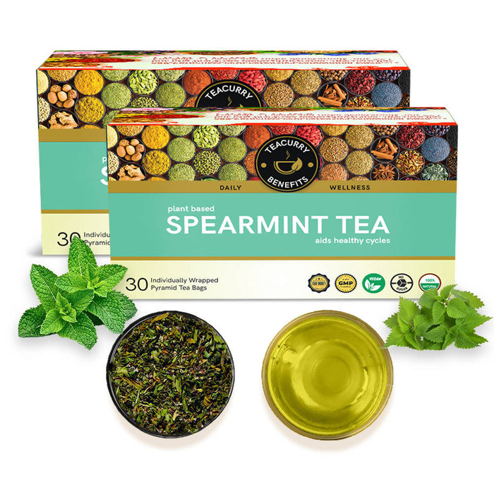 Spearmint Leaf Tea - Helps with Hormonal Imbalance, Facial Hair, Memory