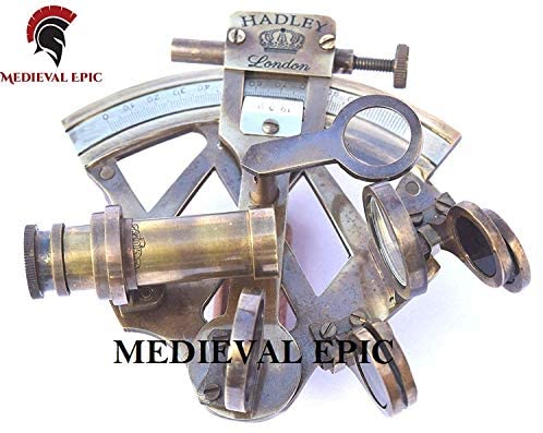Solid Brass Sextant Nautical Maritime Astrolabe Marine