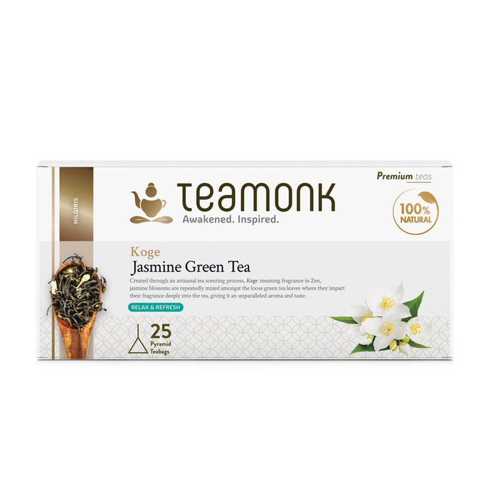 Teamonk Koge Jasmine Green Tea , 25 Teabags