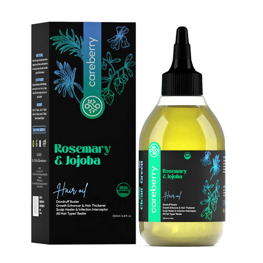 Organic Rosemary _ Jojoba Anti Dandruff Hair Oil with Box