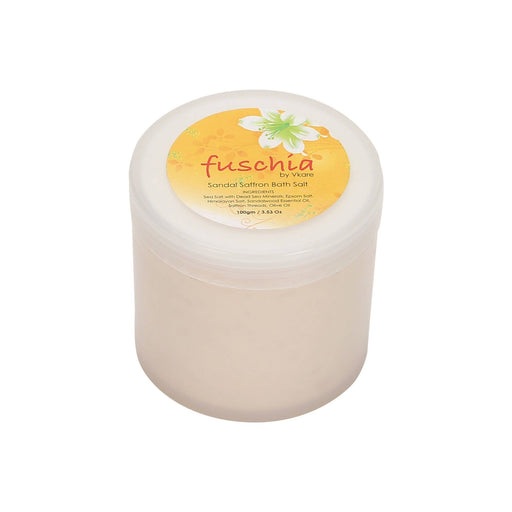 Fuschia - Sandal Saffron Bath Salt - 100 gms - Local Option