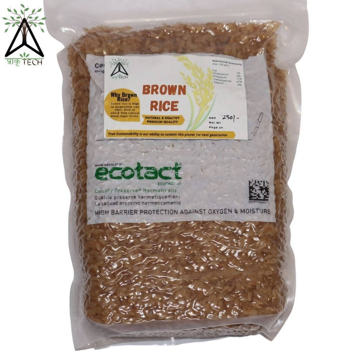 Brown Rice (1 Kg) | Healthy Brown Rice / Brown Chawal - 1000 g | Naturally Low GI, High in Fibre. Helps control Diabetes | from The Farms of Kerala
