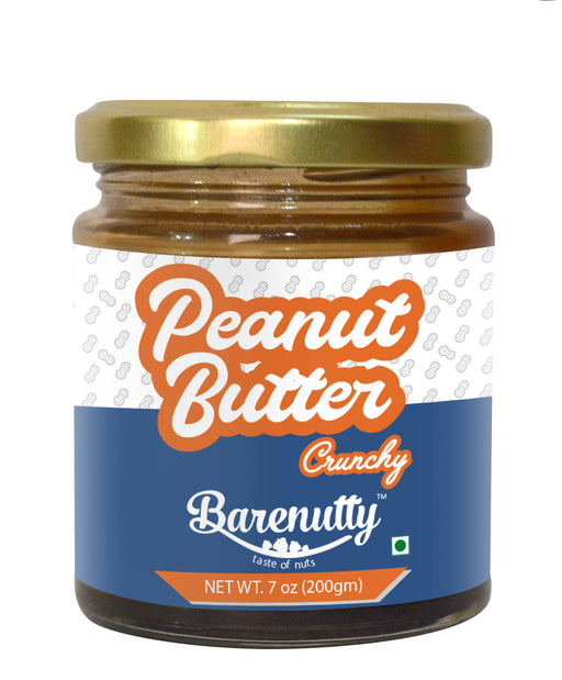 Barenutty Vegan White Peanut Butter Crunchy 200 gm - Local Option