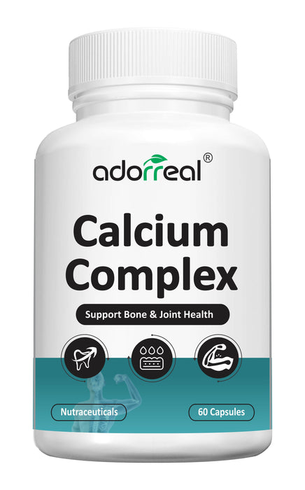 Adorreal Calcium Complex for Bone and Teeth Health | 60 Capsules |