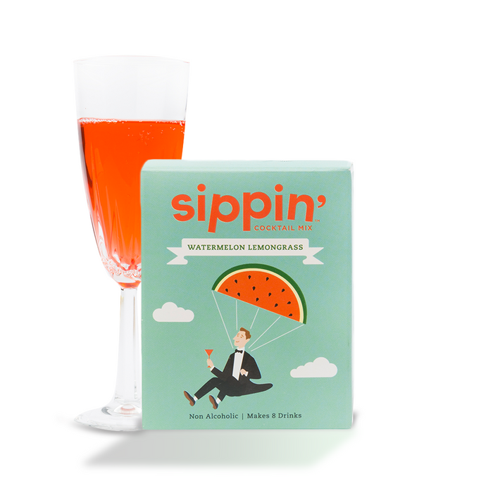 Sippin' Watermelon Lemongrass Cocktail Mix- 8 Drink Pack - Local Option