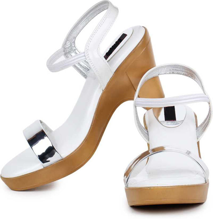 White OPPO Women Stylish Fancy and Comfort Trending Fashion Sandal