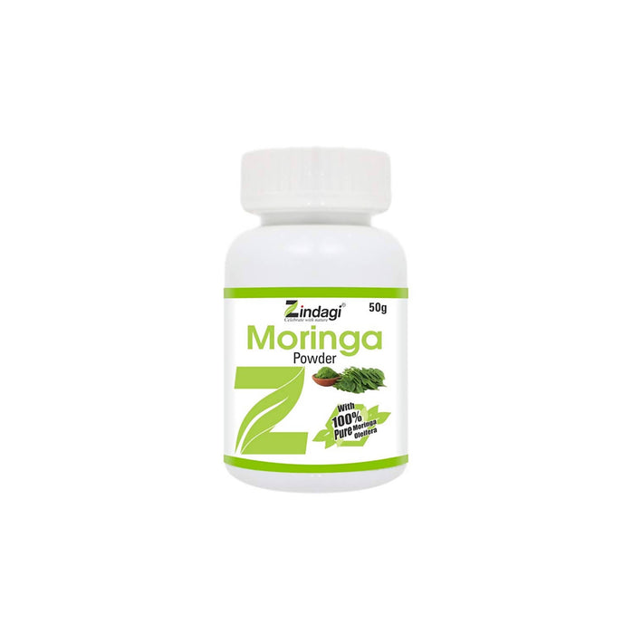 Zindagi Moringa Powder - Natural Moringa (50 g) - Local Option