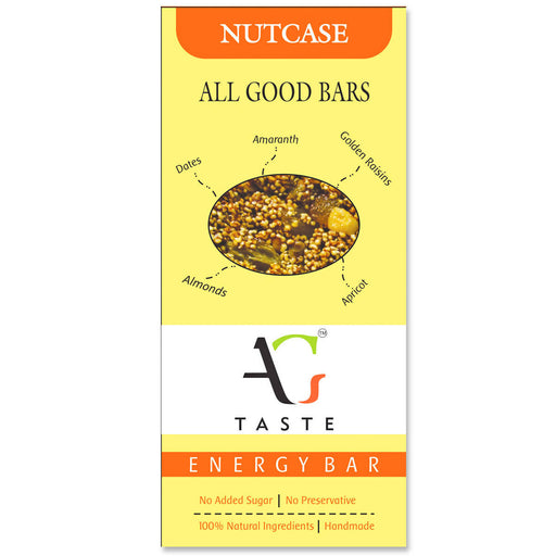 AG Taste Energy I Granola Bars | Nutcase, Pack of 12 Bars - Local Option