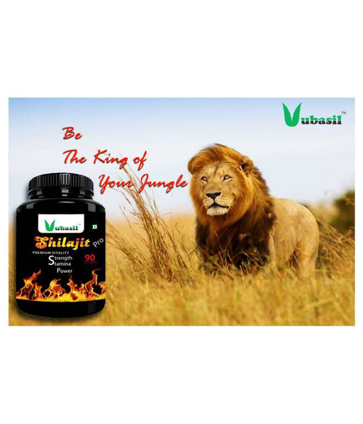 VUBASIL Pure Shilajit Gold (90 Caps) 800 mg Vitamins Capsule - Local Option