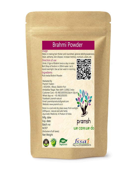 Pramsh Premium Quality Brahmi Leafs Powder - Local Option