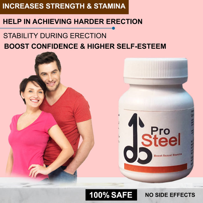 Pro Steel Capsule | Double Power Sexual Capsule in Male for Improve Sexual Life - 10 caps